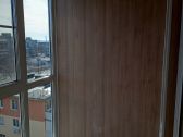 Отделка балкона панелями ПВХ