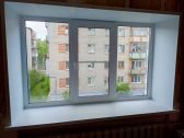 Окно трехстворчатое
