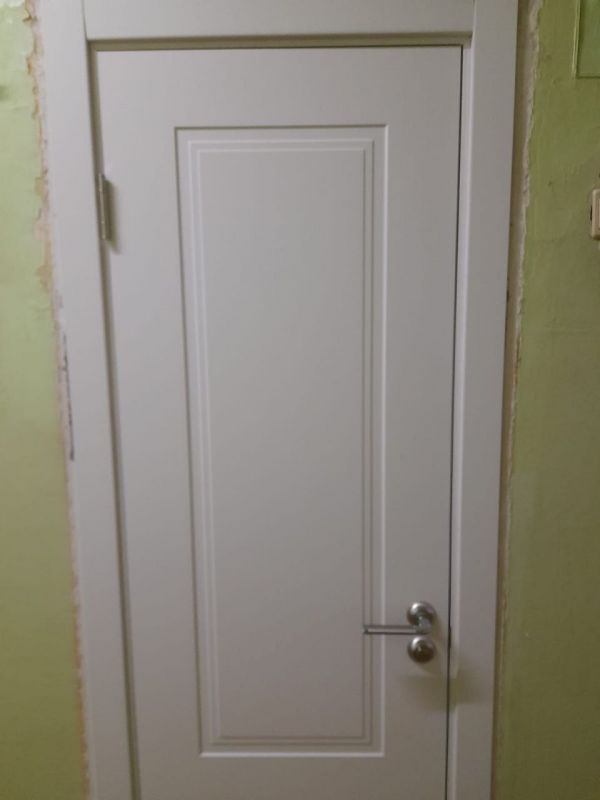 Дверь белый эмалит Л31